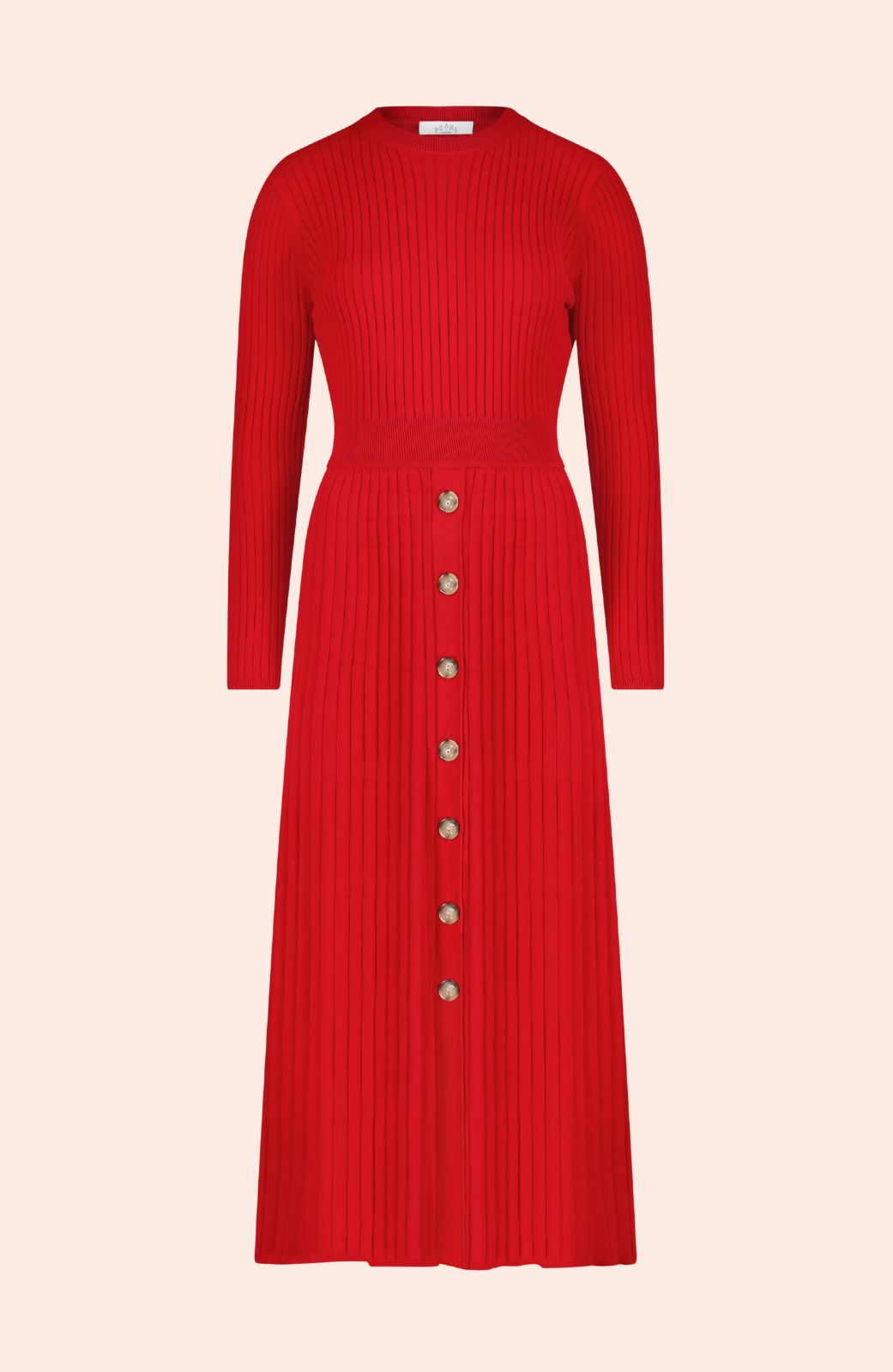 Button Front Knit Dress