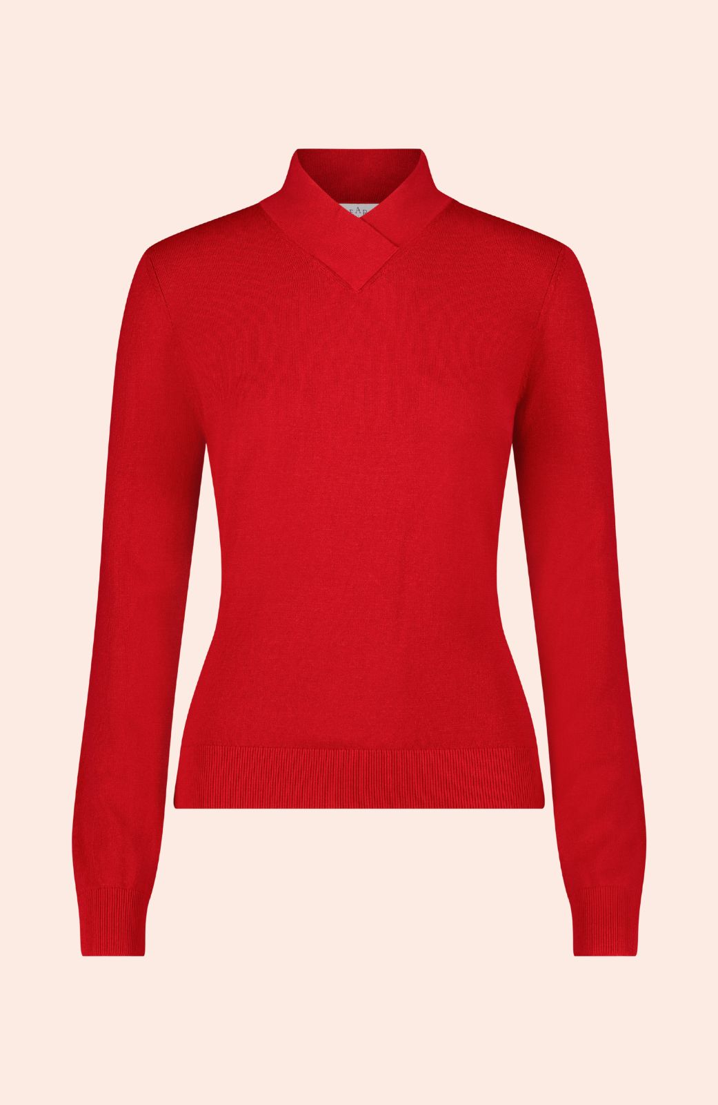 Cross Mock Neck Pullover