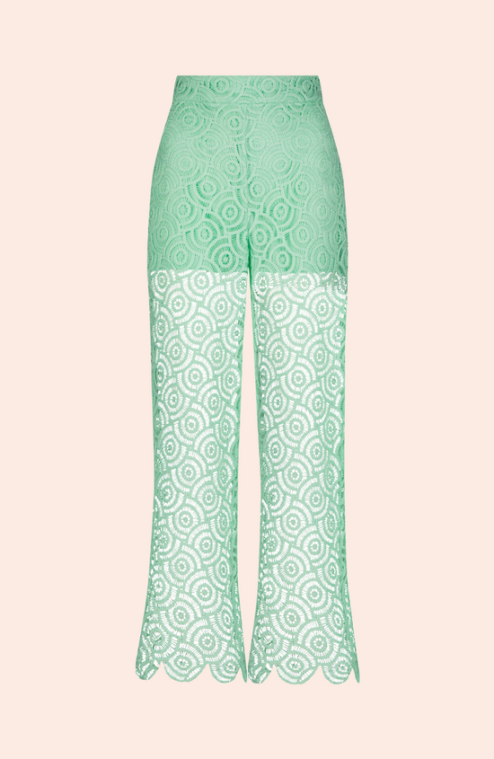 Circle Lace Cropped Pant