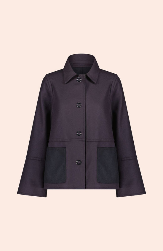 Double Face Wool Reversible Jacket