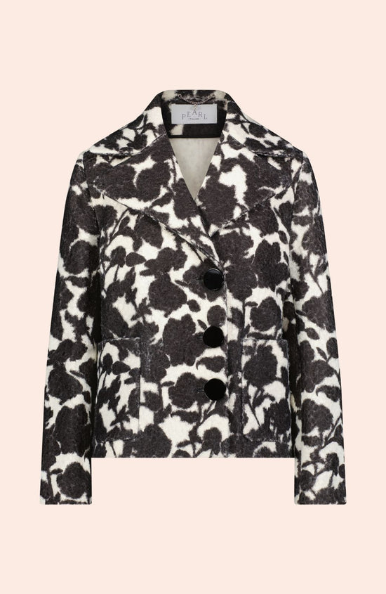 Floral Boucle Peacoat